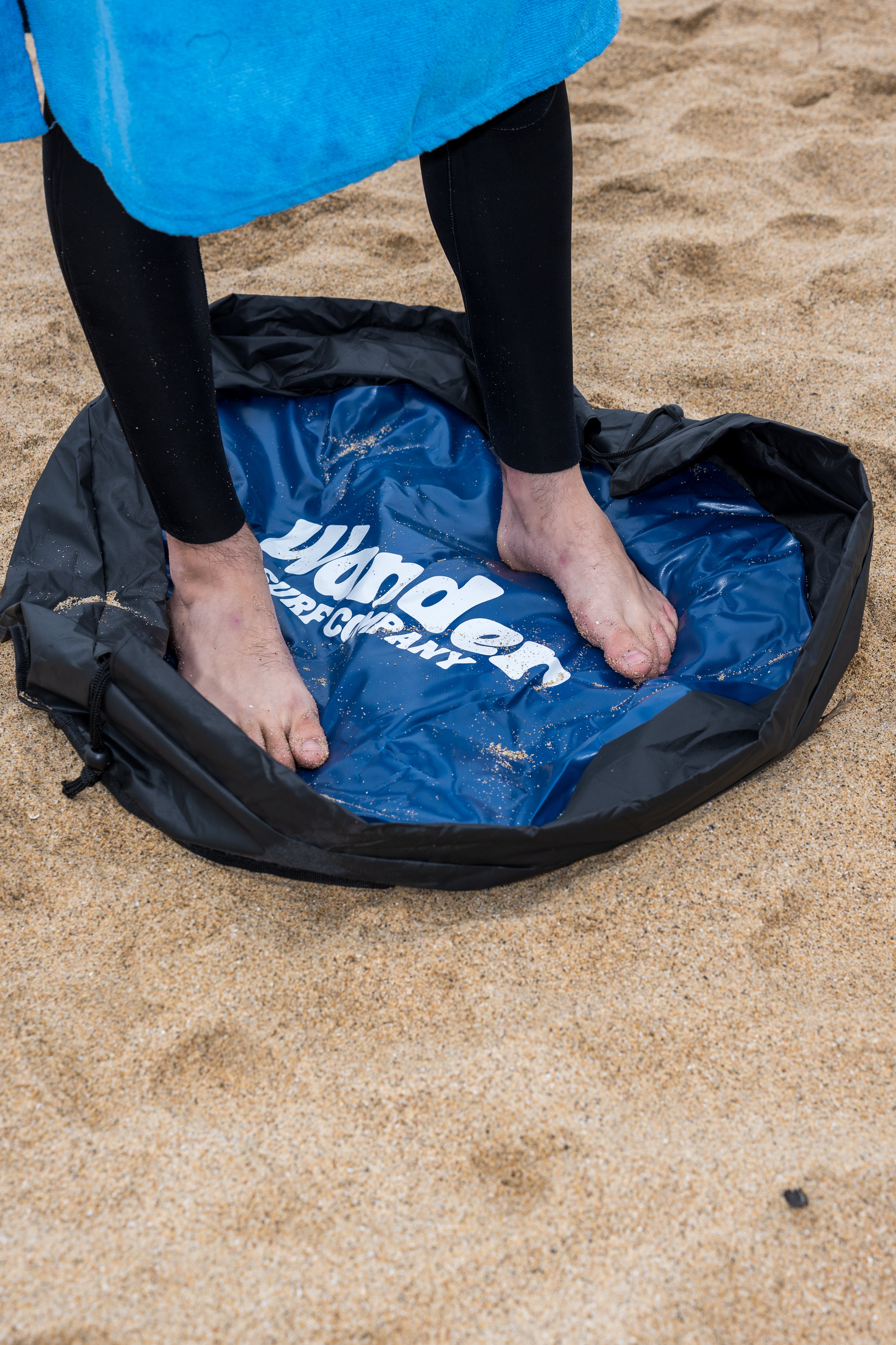 DryChange Mat and Wetsuit Bag -Blue