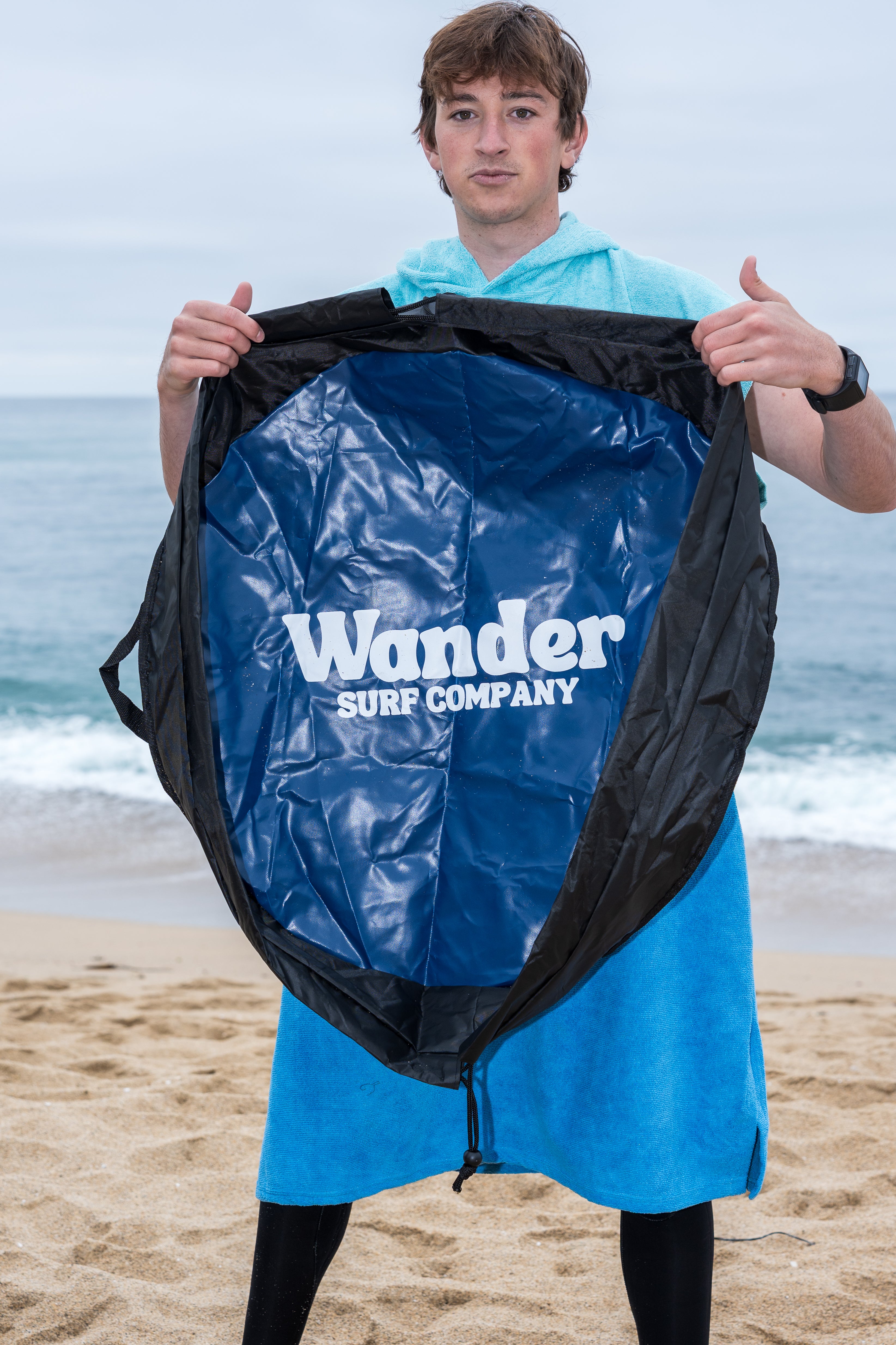 DryChange Mat and Wetsuit Bag -Blue