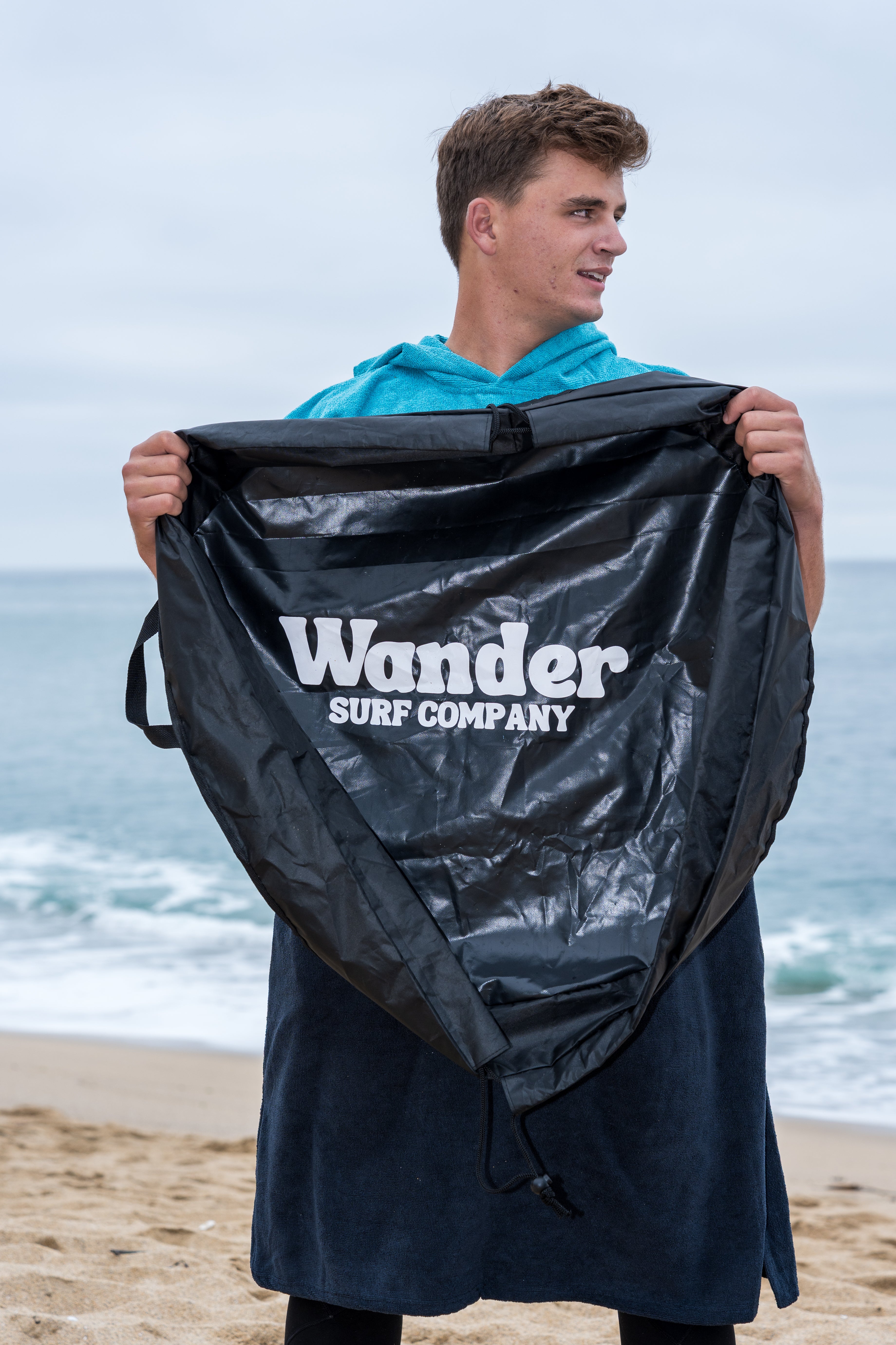 DryChange Mat and Wetsuit Bag -Black