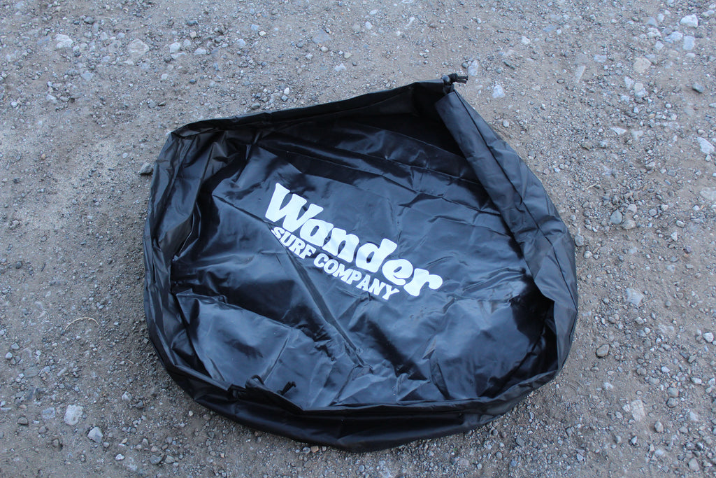 DryChange Mat and Wetsuit Bag -Black